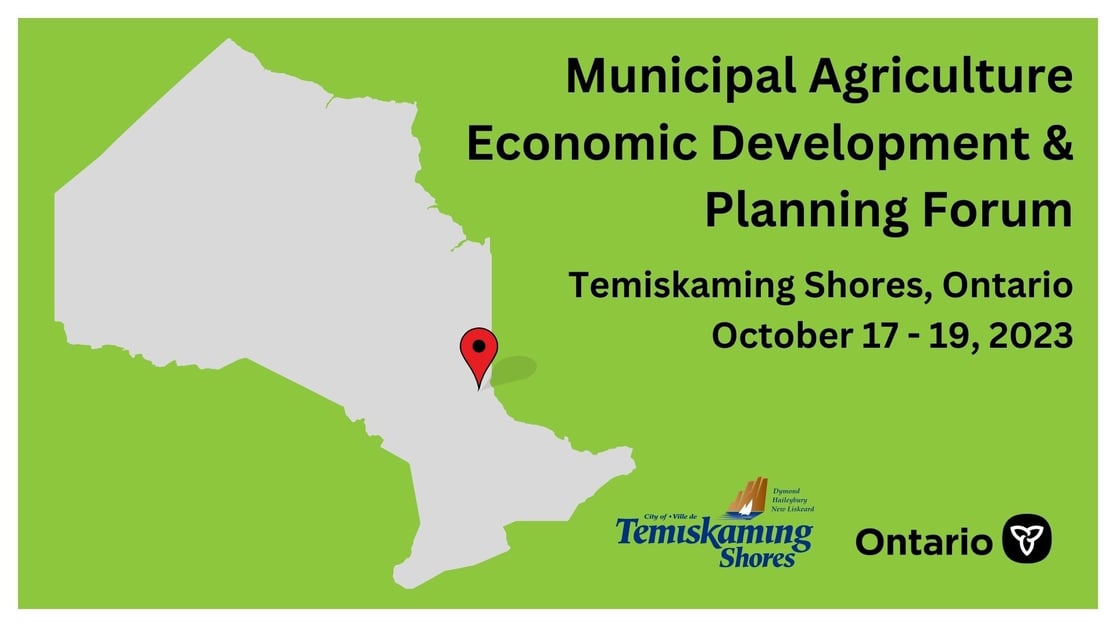 Municipal Agriculture ED and Planning Forum Banner